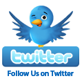 follow us on twitter